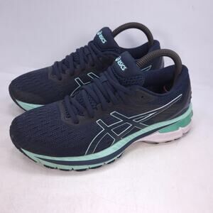 Asics GT-2000 9 Athletic Lace Up Running Shoe Womens Size 7 1012A859 Blue